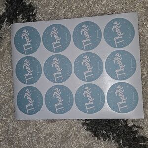 POSHMARK stickers Thank You Blue poshfest poshfixings poshshow Swag